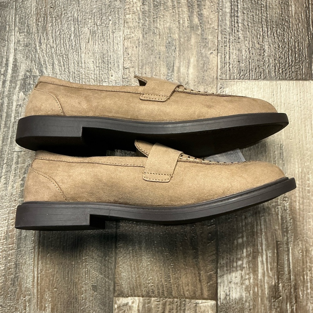 Old Navy Women’s Beige Faux Suede Penny Loafers for Women Size 8.5 - Picture 6 of 12